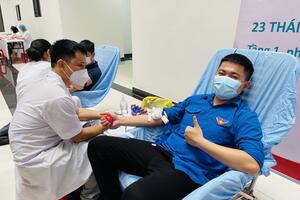 Bệnh viện Đa khoa tỉnh Bắc Giang tổ chức thành công Chương trình Hiến máu tình nguyện “Những giọt máu hồng – Trao đời sự sống”