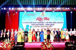 Bệnh viện Đa khoa tỉnh Bắc Giang đạt thành tích cao trong cuộc thi "Giọng hát hay ngành y tế tỉnh Bắc Giang" lần thứ nhất