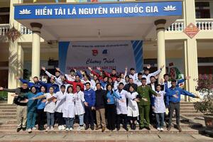 Tuổi trẻ Bệnh viện Đa khoa tỉnh Bắc Giang ra quân hưởng ứng chương trình "Tình nguyện mùa đông 2023 và Xuân tình nguyện 2024"
