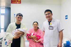 Cứu sản phụ thai đôi IVF chảy máu ồ ạt sau sinh