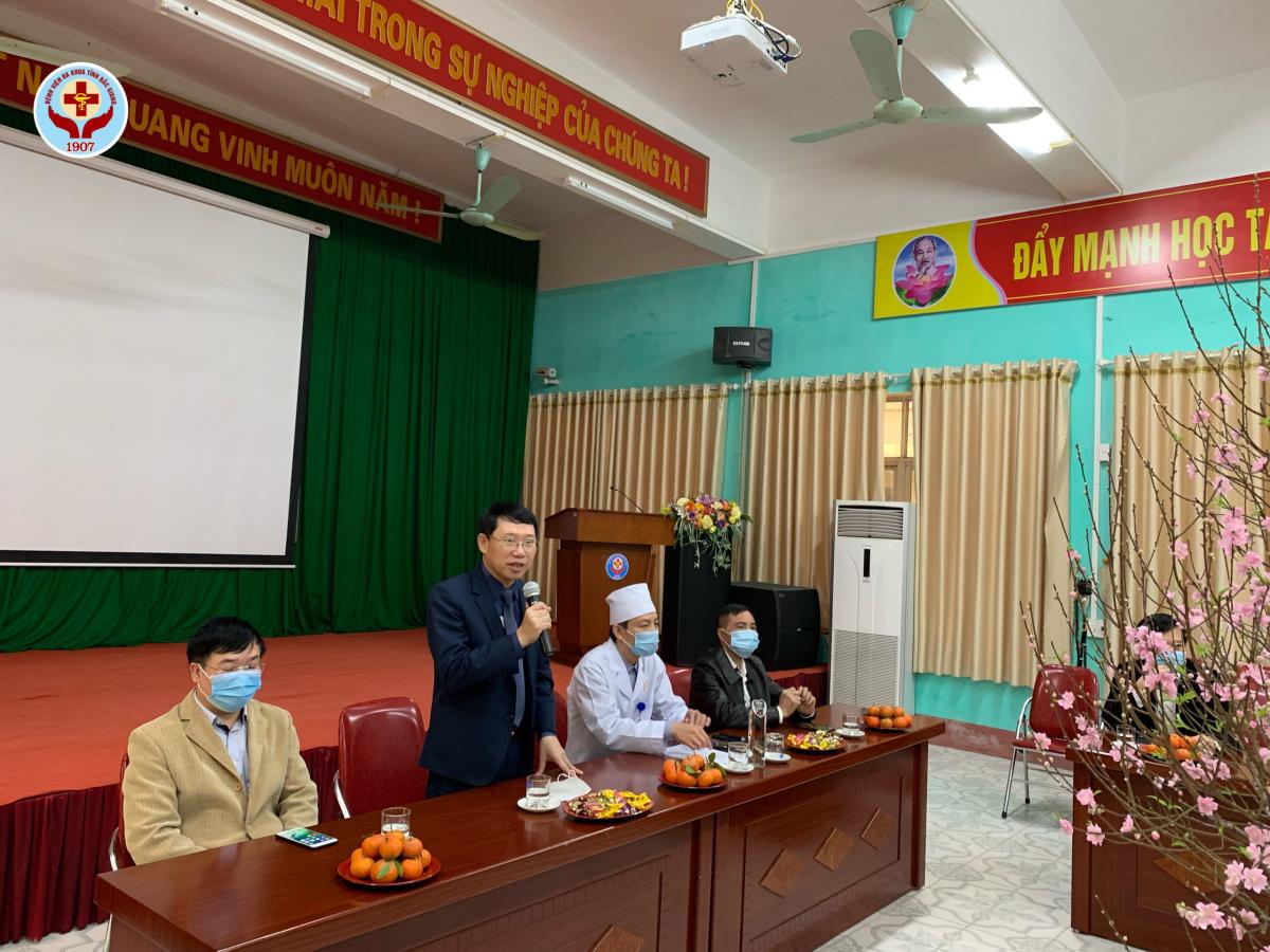 Đồng chí Lê Ánh Dương, Phó Bí thư tỉnh uỷ, Chủ tịch UBND tỉnh phát biểu tại buổi kiểm tra