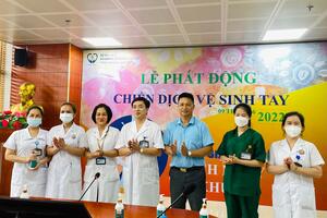 Bệnh viện Đa khoa tỉnh Bắc Giang: Tổ chức Lễ phát động Chiến dịch vệ sinh tay năm 2022