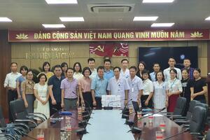 Đoàn công tác Bệnh viện Đa khoa tỉnh Bắc Giang tham quan, trao đổi kinh nghiệm tại Bệnh viện Bãi Cháy