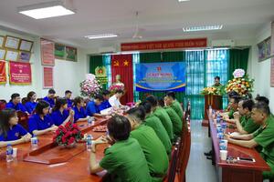 Lễ kết nghĩa giữa Đoàn cơ sở Bệnh viện Đa khoa tỉnh và Chi đoàn phòng Cảnh sát điều tra tội phạm về ma túy Công an tỉnh Bắc Giang
