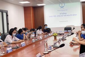Đoàn thanh niên Bệnh viện Đa khoa tỉnh Bắc Giang: tổ chức tập huấn kỹ năng giao tiếp, văn hóa ứng xử cho gần 200 đoàn viên thanh niên Bệnh viện